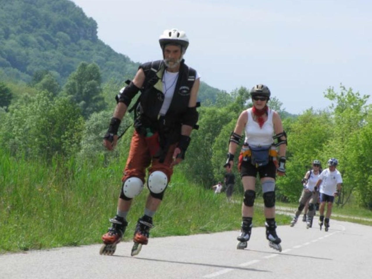 La f&ecirc;te aux rollers