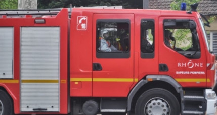 Lyon : la voiture finit sur le toit en sortant du tunnel sous Fourvi&egrave;re