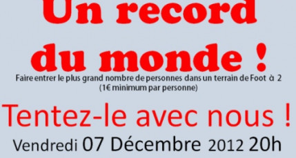 Téléthon 2012 : tentative de record du monde dans le Rhône Téléthon 2012 : tentative de record du monde dans le Rhône