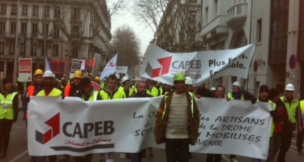 Les artisans du b&acirc;timent se mobilisent de nouveau mardi