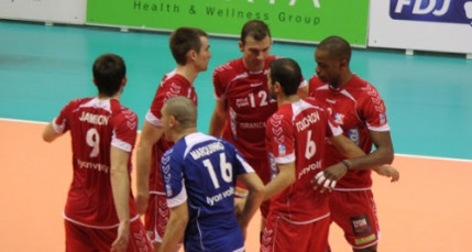 Saison 2013-2014 : l'ASUL Volley d&eacute;butera chez le champion de France