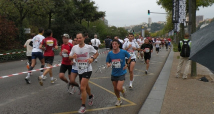 Départ du Lyon Urban Trail dimanche Départ du Lyon Urban Trail dimanche