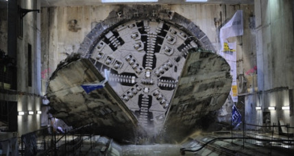 Prolongement du métro B : le tunnelier exposé comme œuvre d'art Prolongement du métro B : le tunnelier exposé comme œuvre d'art