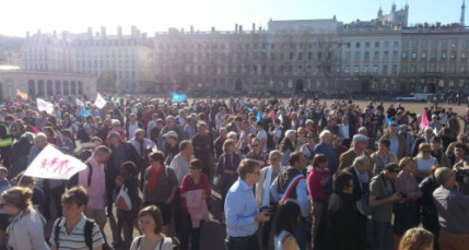 Nouvelle manifestation contre le mariage pour tous ce mardi à Lyon Nouvelle manifestation contre le mariage pour tous ce mardi à Lyon