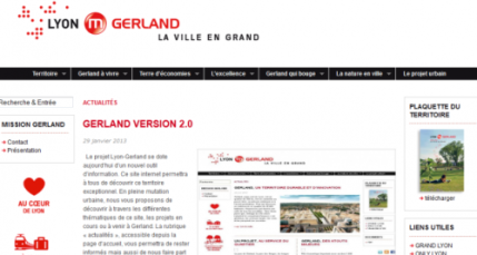 Le quartier de Gerland a d&eacute;sormais son site internet