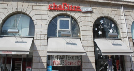 Rassemblement de soutien aux salariés de la libraire Chapitre Rassemblement de soutien aux salariés de la libraire Chapitre