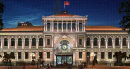 Lyon met en lumière la Poste Centrale d’Hô-Chi-Minh Ville au Vietnam Lyon met en lumière la Poste Centrale d’Hô-Chi-Minh Ville au Vietnam