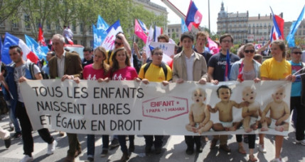 La manif pour tous prévoit une manifestation "pan-européenne" à Lyon La manif pour tous prévoit une manifestation "pan-européenne" à Lyon