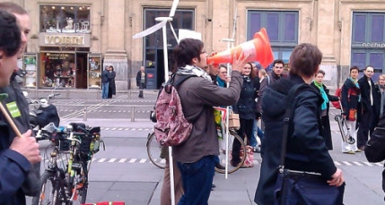 Les anti-nucl&eacute;aire lyonnais ont comm&eacute;mor&eacute; la catastrophe de Tchernobyl