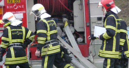 Rh&ocirc;ne : 10 personnes au ch&ocirc;mage technique apr&egrave;s un incendie