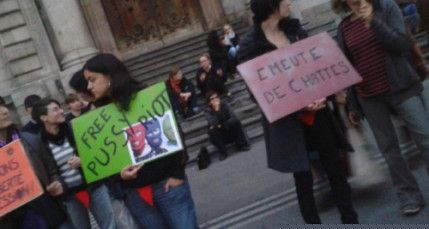 Nouvelle mobilisation pour les Pussy Riot à Lyon Nouvelle mobilisation pour les Pussy Riot à Lyon