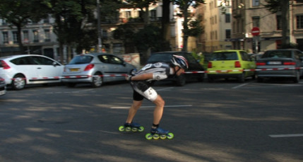 Lyon : les rollers déboulent sur la Place Bellecour Lyon : les rollers déboulent sur la Place Bellecour