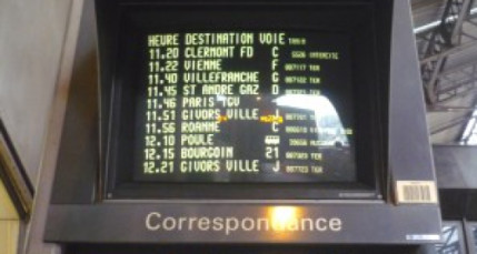 La ligne SNCF Saint-Etienne-Lyon très perturbée jeudi La ligne SNCF Saint-Etienne-Lyon très perturbée jeudi