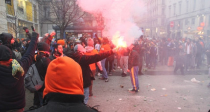 Les Lyonnais sont sortis dans la rue mardi pour fêter la victoire de l’équipe de France Les Lyonnais sont sortis dans la rue mardi pour fêter la victoire de l’équipe de France