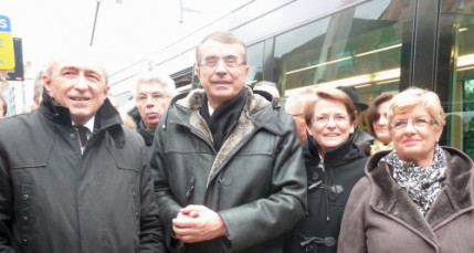 Inauguration du tram-train entre Brignais et Lyon Saint-Paul