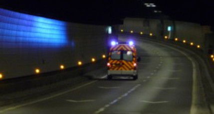 Le tunnel sous Fourvi&egrave;re coup&eacute; en direction de Marseille &agrave; cause d&rsquo;un accident