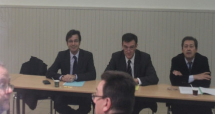 Municipales à Lyon : les cinq de l'UMP ont pris connaissance du sondage Municipales à Lyon : les cinq de l'UMP ont pris connaissance du sondage