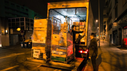 Livraisons nocturnes et silencieuses &agrave; Lyon : un premier bilan "tr&egrave;s encourageant"