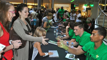 L'ASVEL &agrave; la rencontre de ses supporters &agrave; la Part-Dieu