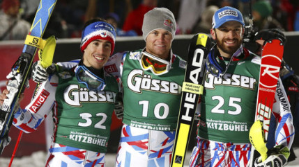 Les Français ont réalisé ce vendredi le triplé au combiné de Kitzbühel, comptant pour la Coupe du monde de ski alpin Les Français ont réalisé ce vendredi le triplé au combiné de Kitzbühel, comptant pour la Coupe du monde de ski alpin