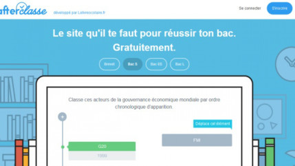 Afterclasse, un site lyonnais pour r&eacute;viser le brevet et le bac gratuitement