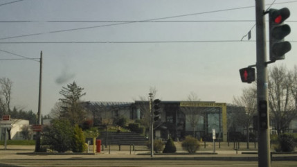 Blocus en cours devant l'Université Lyon 2 à Bron Blocus en cours devant l'Université Lyon 2 à Bron