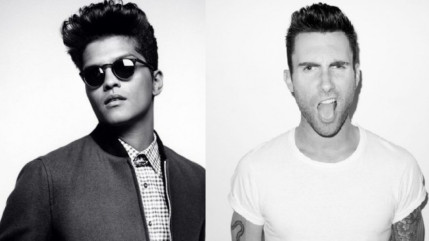 Adam Levine et Bruno Mars étoilés à Hollywood ! Adam Levine et Bruno Mars étoilés à Hollywood !