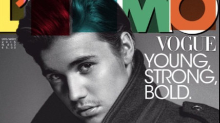 Justin Bieber en couverture de Vogue Italie!