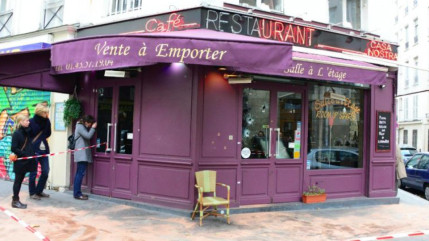 Le restaurant Casa nostra, l'un des sites touch&eacute;s par les attentats parisiens du 13 novembre, a rouvert
