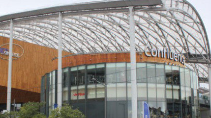 Pr&egrave;s de 9 millions de visiteurs en 2015 au p&ocirc;le de commerces et de loisirs de Confluence