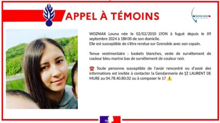 Disparition inquiétante d'une adolescente à Lyon Disparition inquiétante d'une adolescente à Lyon