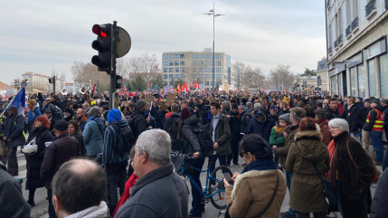 Entre 25 000 et 50 000 manifestants à Lyon contre la réforme des retraites