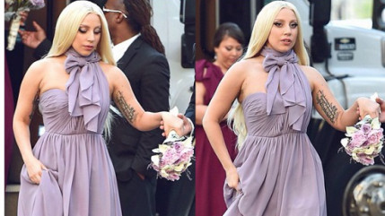 Lady Gaga: Demoiselle d'honneur pour sa bestfriend! Lady Gaga: Demoiselle d'honneur pour sa bestfriend!