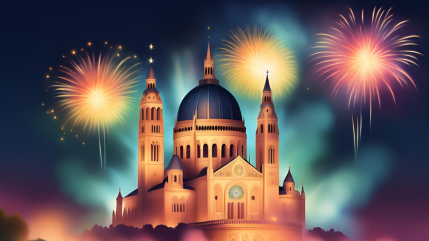 Les feux d'artifice du 13 juillet autour de Lyon Les feux d'artifice du 13 juillet autour de Lyon