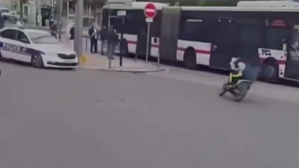 Lyon : un pilote de minimoto chute apr&egrave;s un refus d&rsquo;obtemp&eacute;rer &agrave; La Duch&egrave;re