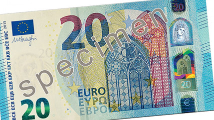 Le nouveau billet de 20 euros est présenté ce mardi à la Banque de France ; il sera mis en circulation dès mercredi Le nouveau billet de 20 euros est présenté ce mardi à la Banque de France ; il sera mis en circulation dès mercredi
