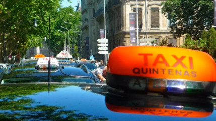 Opération escargot des taxis lyonnais ce lundi Opération escargot des taxis lyonnais ce lundi