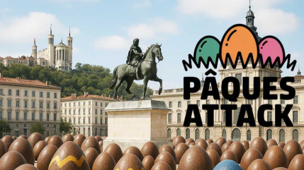 Pâques Attack : l'événement gourmand qui va transformer Lyon en terrain de jeu géant !