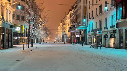 Pas de bus à cause de la neige ce mardi matin à Lyon