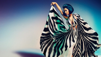 Nicki Minaj pose pour Roberto Cavalli! Nicki Minaj pose pour Roberto Cavalli!