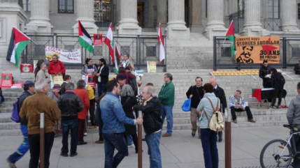 Petit rassemblement &agrave; Lyon pour la lib&eacute;ration de Georges Ibrahim Abdallah