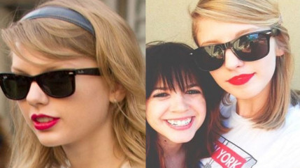 Taylor Swift se confond avec son sosie ! Taylor Swift se confond avec son sosie !