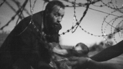 Warren Richardson, photojournaliste australien, a remporté le titre de photo de l'année avec un cliché consacrée aux migrants Warren Richardson, photojournaliste australien, a remporté le titre de photo de l'année avec un cliché consacrée aux migrants