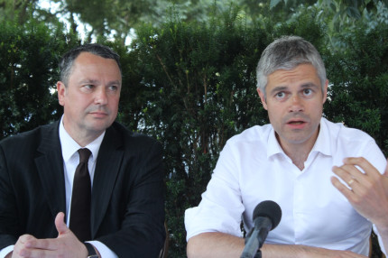 Laurent Wauquiez et Franck Reynier s’affichent à Lyon Laurent Wauquiez et Franck Reynier s’affichent à Lyon