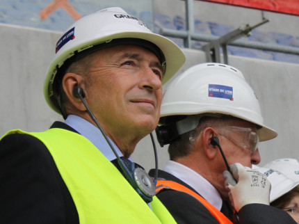 Le LOU et GL Events &agrave; Gerland : Collomb en remet une couche