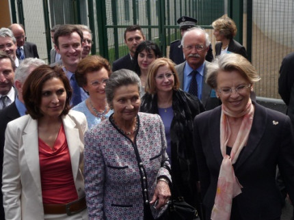 D&eacute;fil&eacute; de ministres &agrave; Bron vendredi apr&egrave;s-midi