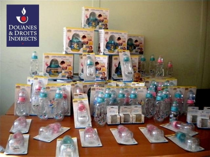 Des faux biberons saisis sur l'A43 Des faux biberons saisis sur l'A43