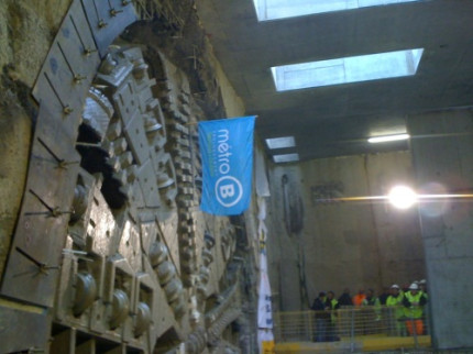 Fin de mission samedi pour le tunnelier Fin de mission samedi pour le tunnelier