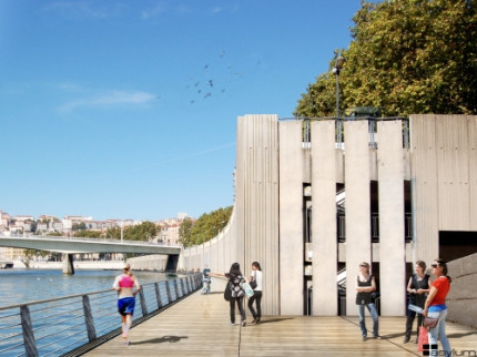 Les rives de Saône prennent forme Les rives de Saône prennent forme