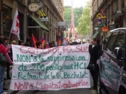 Mouvement de gr&egrave;ve dans les h&ocirc;pitaux lyonnais mardi